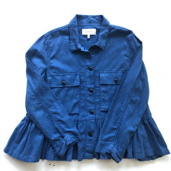 NWOT THE GREAT. CASUAL BUTTON TOP - Picture 2 of 8